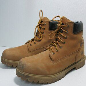 Timberland Pro Waterproof Soft Toe Nubuck Leather Boots Shoes Men's Shoes 14 M